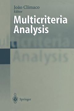 portada multicriteria analysis: proceedings of the xith international conference on mcdm, 1 6 august 1994, coimbra, portugal