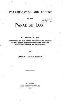 portada Syllabification and Accent in the Paradise Lost (en Inglés)