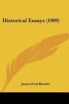 portada historical essays (1909) (en Inglés)