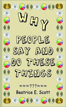 portada why people say and do these things (en Inglés)