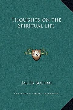 portada thoughts on the spiritual life (en Inglés)