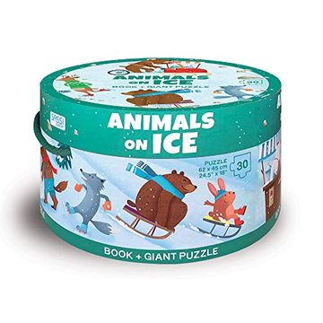 portada Animals on Ice. Ediz. A Colori. Con Puzz