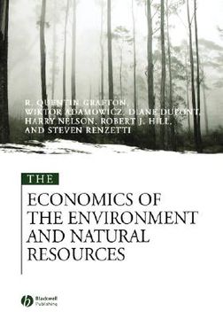 portada the economics of the environment and natural resources (en Inglés)
