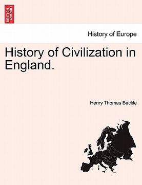portada history of civilization in england.