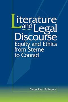 portada Literature and Legal Discourse Paperback (in English)