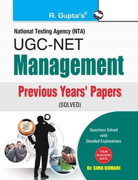 portada Ugc-Net: Management Previous Years Papers (Paper I, II & III) Solved (en Inglés)