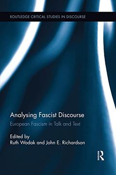 portada Analysing Fascist Discourse: European Fascism in Talk and Text (in English)