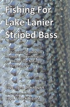 portada fishing for lake lanier striped bass (en Inglés)