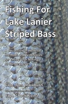 portada fishing for lake lanier striped bass (in English)