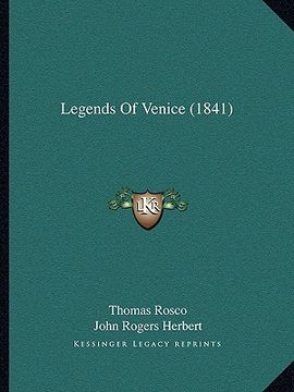 portada legends of venice (1841) (in English)