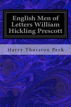 portada English Men of Letters William Hickling Prescott