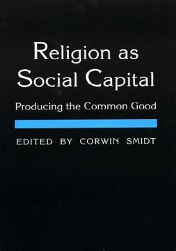 portada religion as social capital (en Inglés)