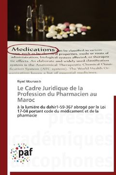 portada Le Cadre Juridique de La Profession Du Pharmacien Au Maroc