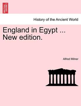 portada england in egypt ... new edition. (in English)