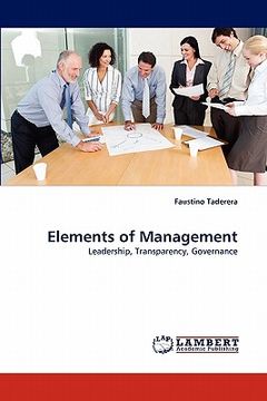 portada elements of management (en Inglés)