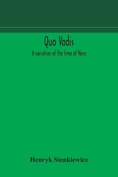 portada Quo vadis: a narrative of the time of Nero (en Inglés)