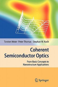 portada coherent semiconductor optics: from basic concepts to nanostructure applications (en Inglés)