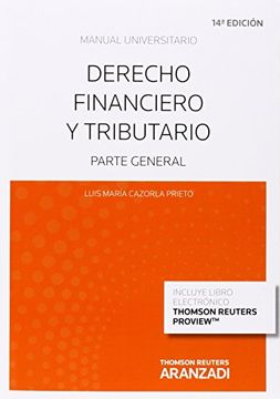 portada Derecho Financiero y Tributario (Papel + e-book): Parte General (Manuales)