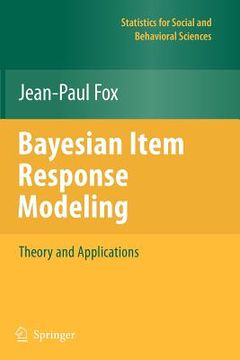 portada bayesian item response modeling: theory and applications (en Inglés)