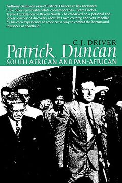 portada patrick duncan: south african and pan-african (in English)