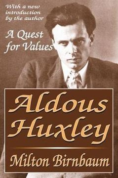 portada Aldous Huxley: A Quest for Values