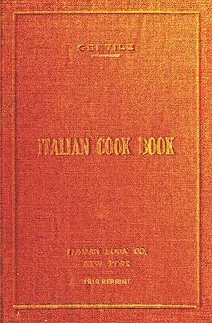 portada italian cookbook - 1919 reprint (en Inglés)