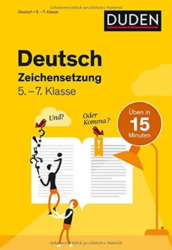 portada Deutsch in 15 Minuten - Zeichensetzung 5. -7. Klasse (en Alemán)