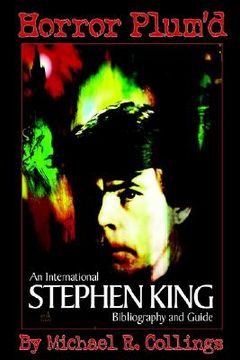 portada horror plum'd: international stephen king bibliography & guide 1960-2000 (en Inglés)