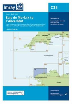 portada Imray Chart c35 2019: Baie de Morlaix to L'aber-Ildut (c Charts) (en Inglés)