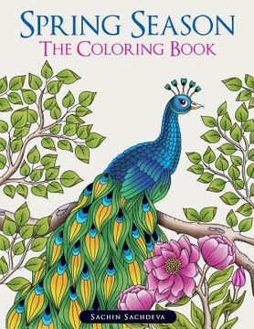 portada Spring Season: The Coloring Book for Adults (in English)