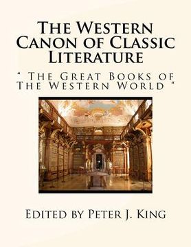 portada The Western Canon of Classic Literature: " The Great Books of The Western World "