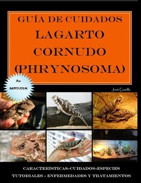 portada Guía de cuidados del lagarto cornudo (Phrynosoma) Versión económica