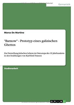 portada "Barnow" - Prototyp eines galizischen Ghettos (German Edition)