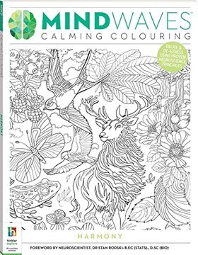 portada Mindwaves Calming Colouring Harmony (en Inglés)