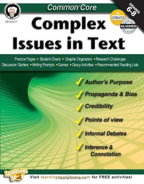 portada Common Core: Complex Issues in Text