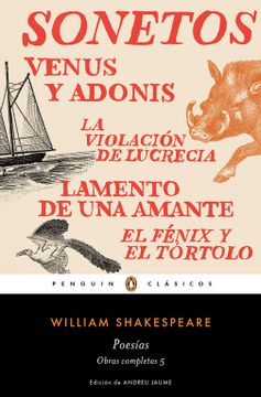 portada Obra Completa Shakespeare 5. Poesías (in Spanish)