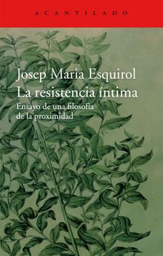portada La Resistencia Intima (in Spanish)
