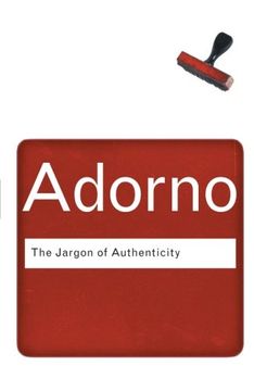 portada Rc Series Bundle: The Jargon Of Authenticity (routledge Classics) (en Inglés)