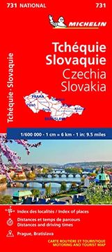 portada Carte Tchéquie, Slovaquie (in English)