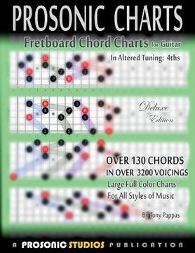 portada Fretboard Chord Charts for Guitar - In Altered Tuning: 4ths (en Inglés)