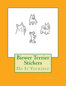 portada Biewer Terrier Stickers: Do It Yourself (in English)