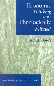portada economic thinking for the theologically minded (in English)