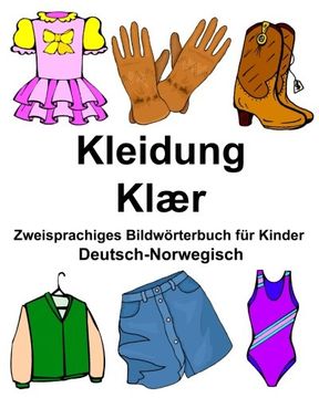 portada Deutsch-Norwegisch Kleidung/Klær Zweisprachiges Bildwörterbuch für Kinder (FreeBilingualBooks.com)