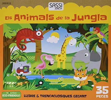 portada ANIMALS DE LA JUNGLA (LLIBRE & TRENCACLOSQUES GEGA