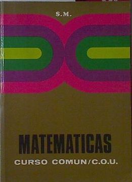 portada Matemáticas Comunes Para el Cou.