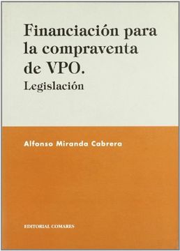 portada Financiacion para la compraventa de vpo (in Spanish)