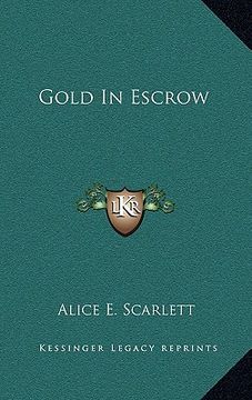 portada gold in escrow