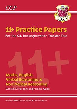 portada New Buckinghamshire 11+ gl Practice Papers: Secondary Transfer Test (Inc Parents' Guide & Online ed) 
