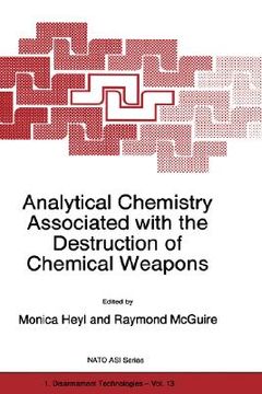 portada analytical chemistry associated with the destruction of chemical weapons (en Inglés)