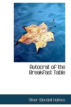portada autocrat of the breakfast table